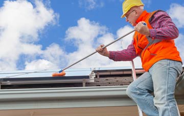 White Pit soft wash roof cleaning